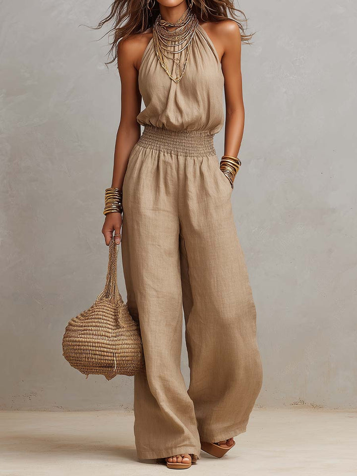 Loraine™ – Elegant Halter Two-Piece Set