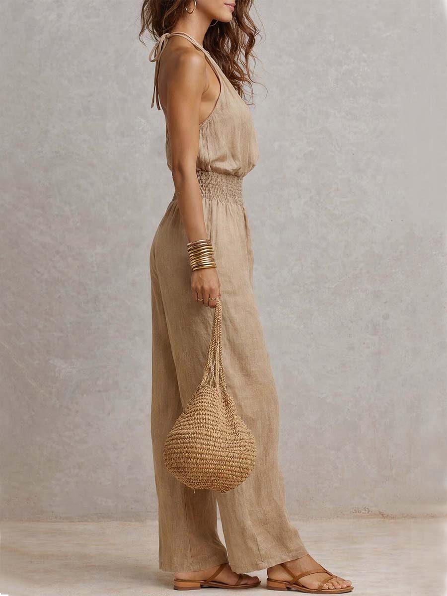 Loraine™ – Elegant Halter Two-Piece Set