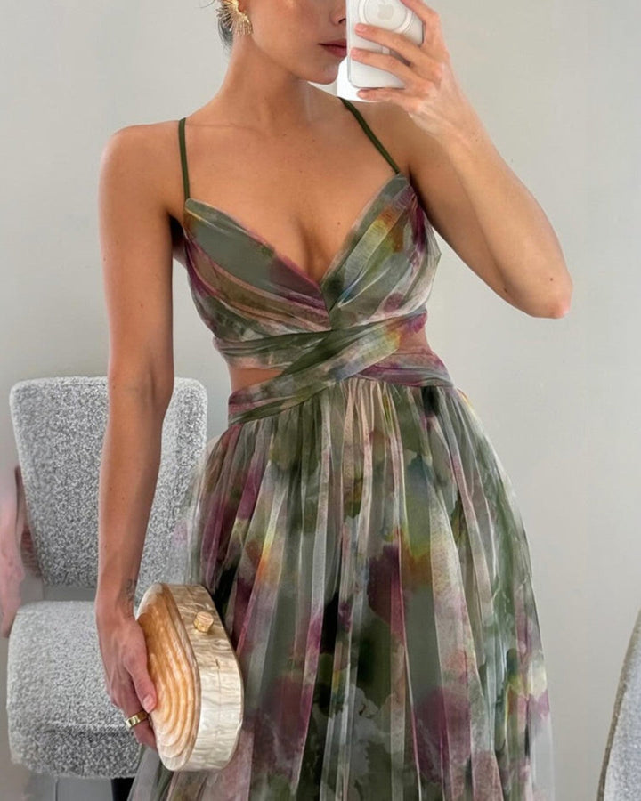 Giselle™ – Elegant Floral Maxi Dress
