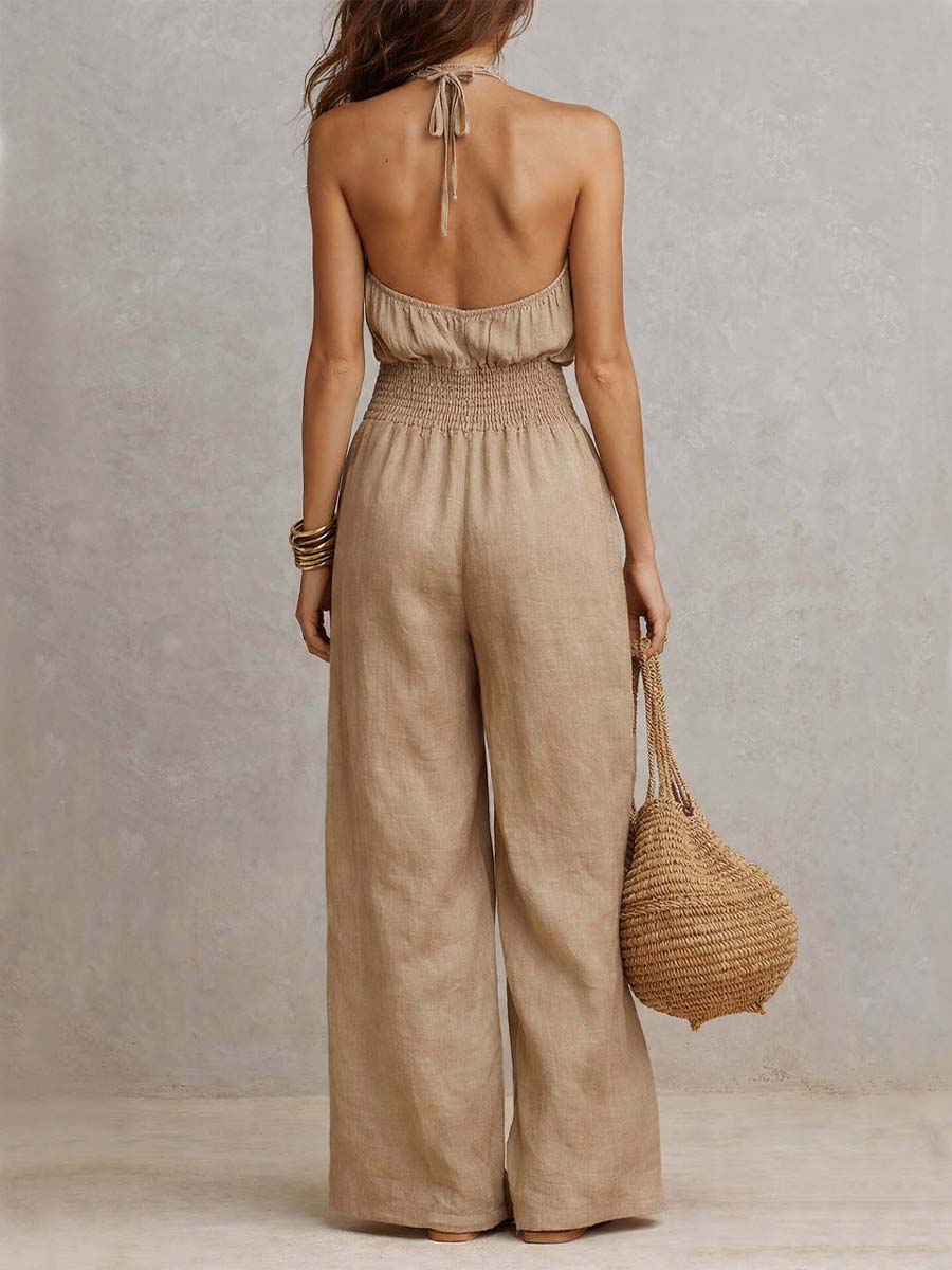 Loraine™ – Elegant Halter Two-Piece Set