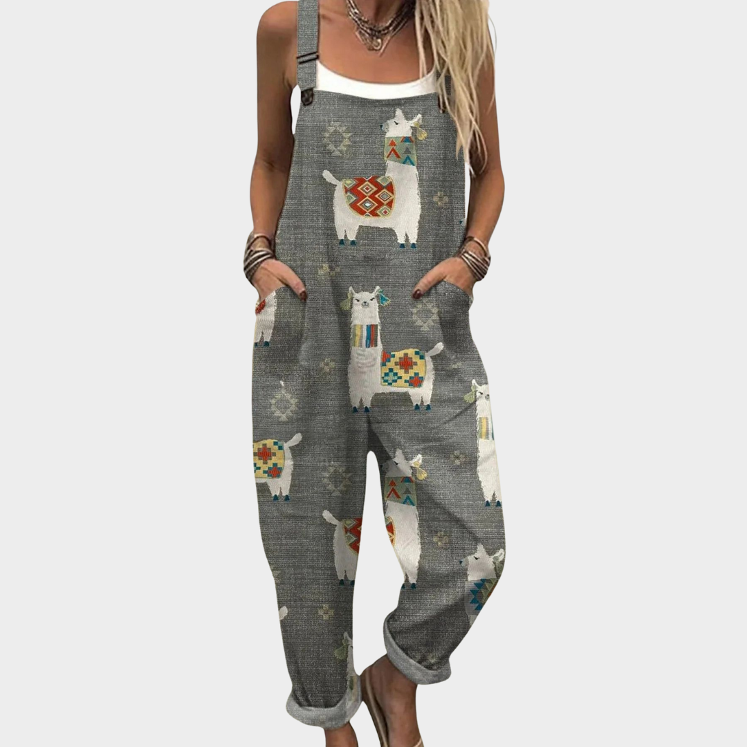 Cozy Printed Jumpsuit