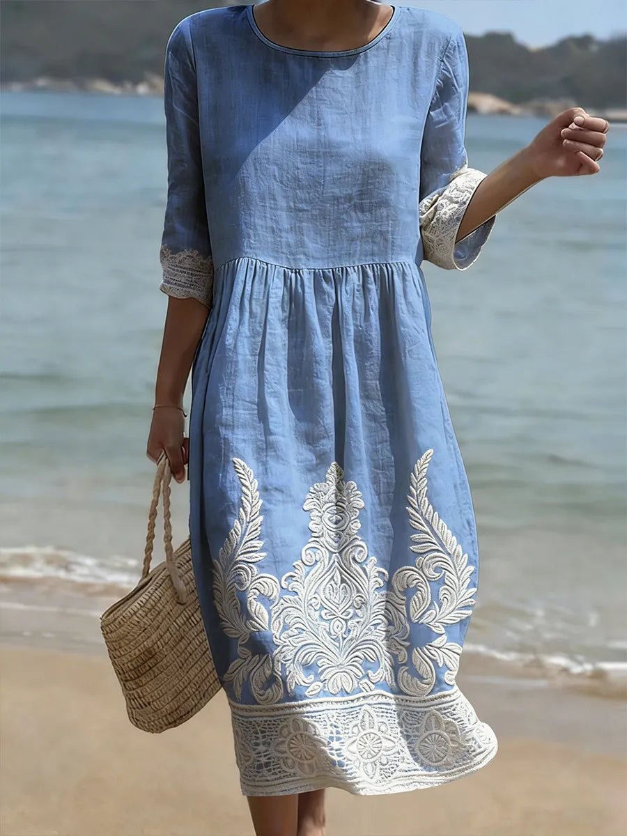 Tiffany | Floral & Botanical Print Dress