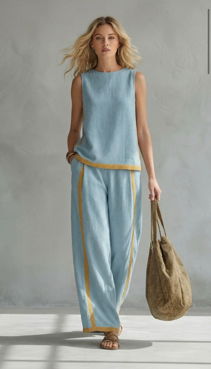Leila™ – Elegant Linen Comfort Set