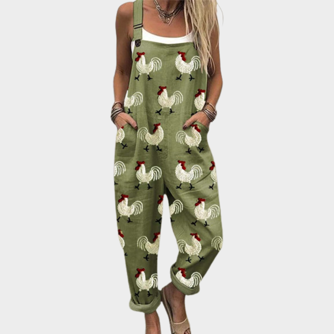 Cozy Graphic Jumpsuit