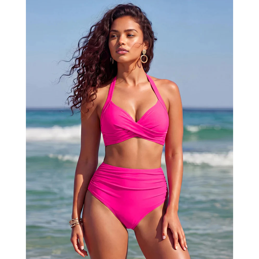 Sabine™ – 2-in-1 High-Waisted Tummy Control Bikini