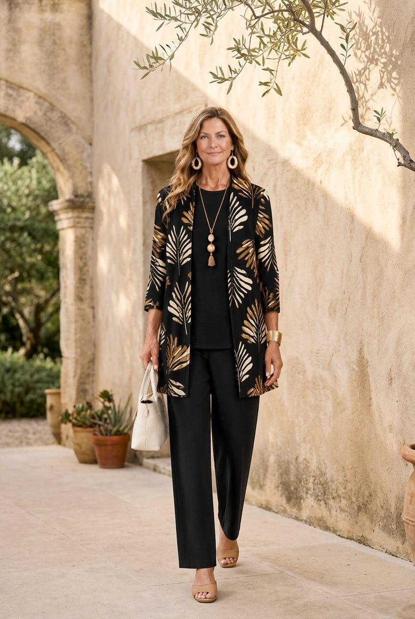 Claire™ – Elegant Botanical Three-Piece Set