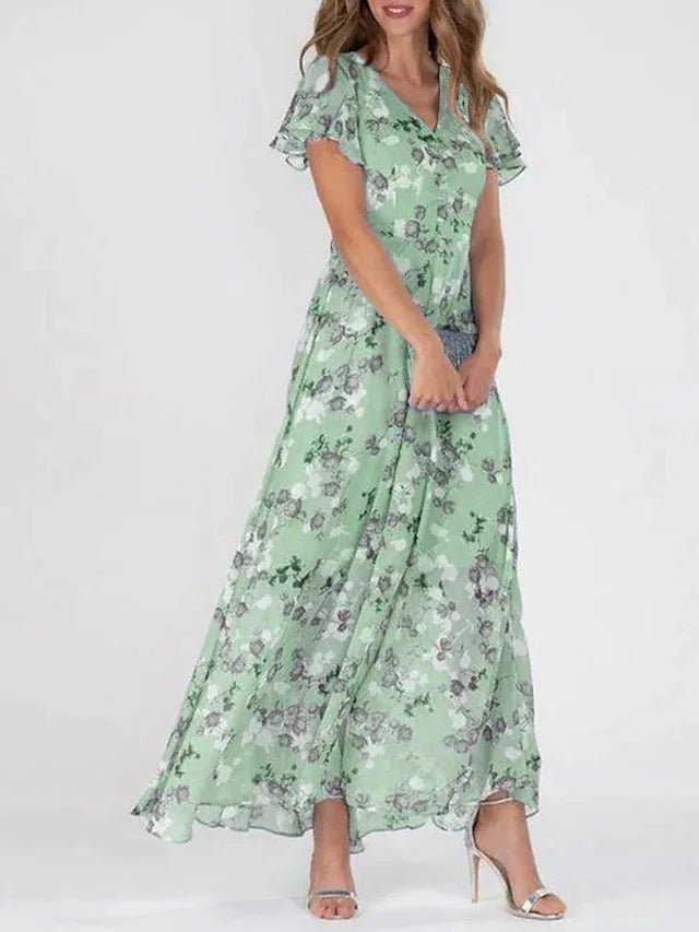 Zuri™ – Flattering Floral Maxi Dress