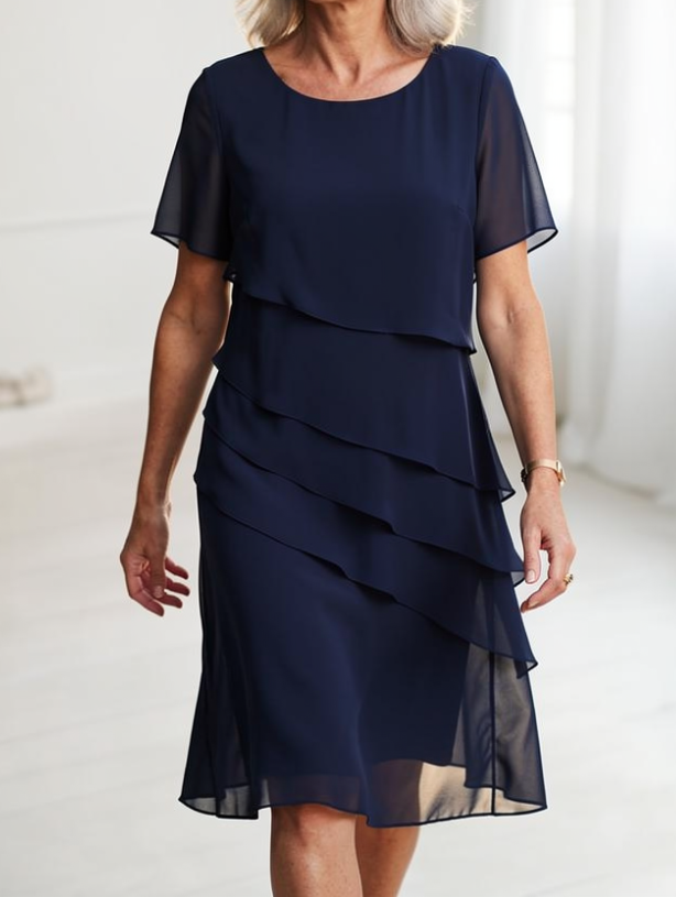 Juliette – Graceful Ruffled Dress with a Flowing Silhouette