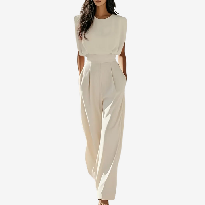 Ariia™ – Minimal Chic Sculpted Jumpsuit