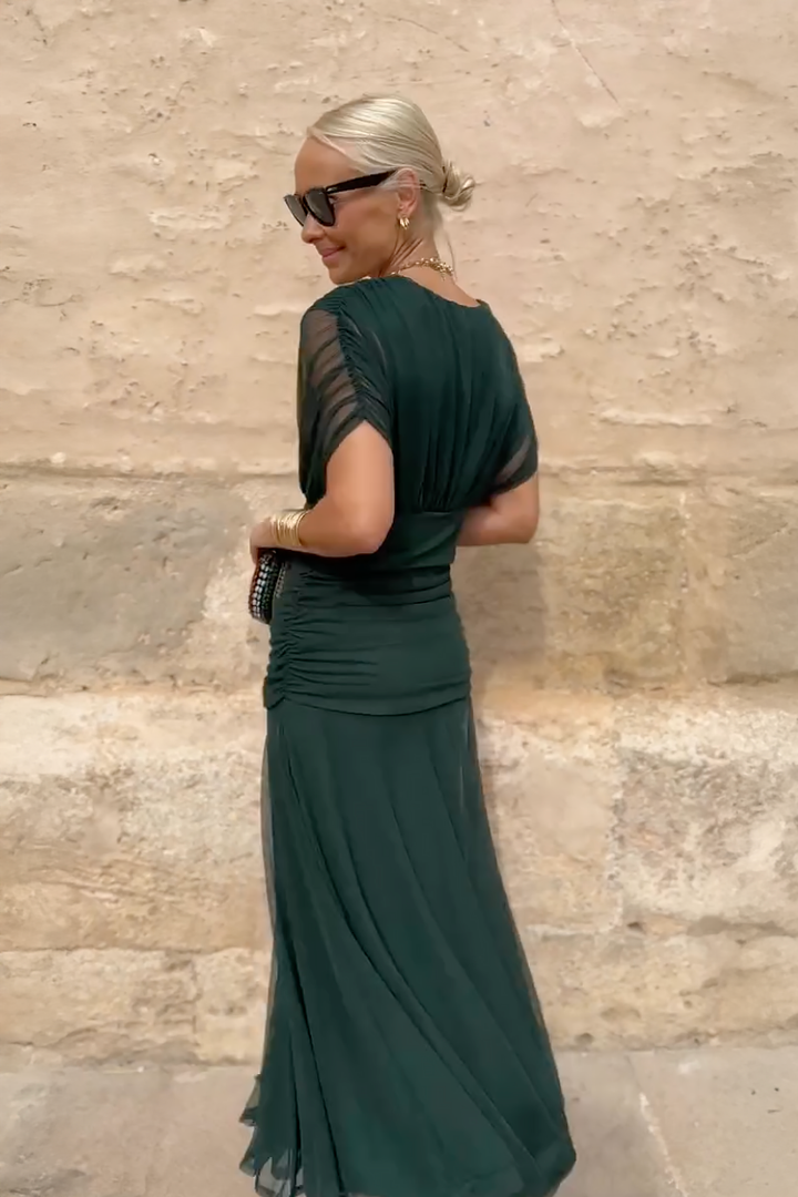 Louise™ – Elegant V-Neck Maxi Dress