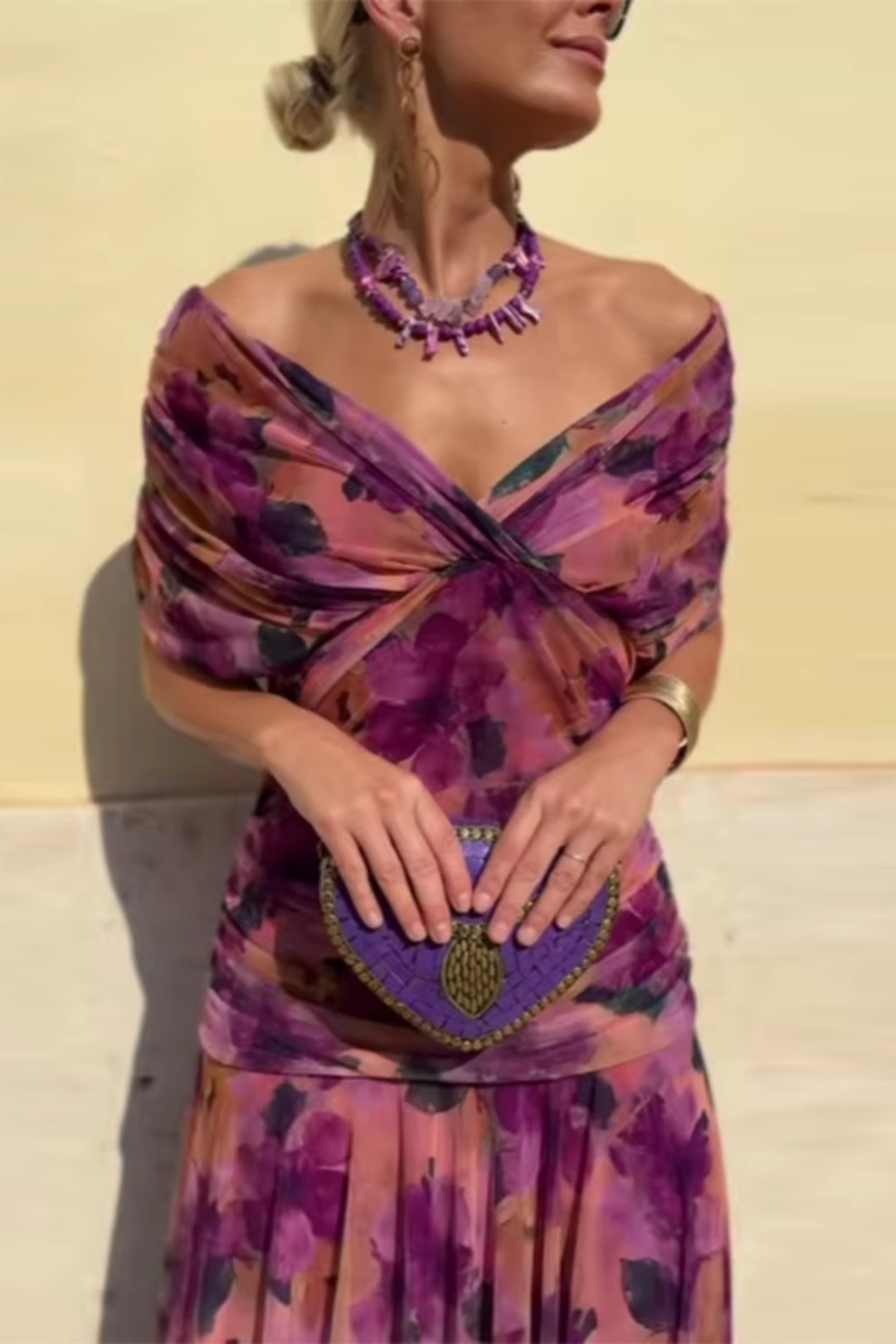 Louise™ – Elegant V-Neck Maxi Dress