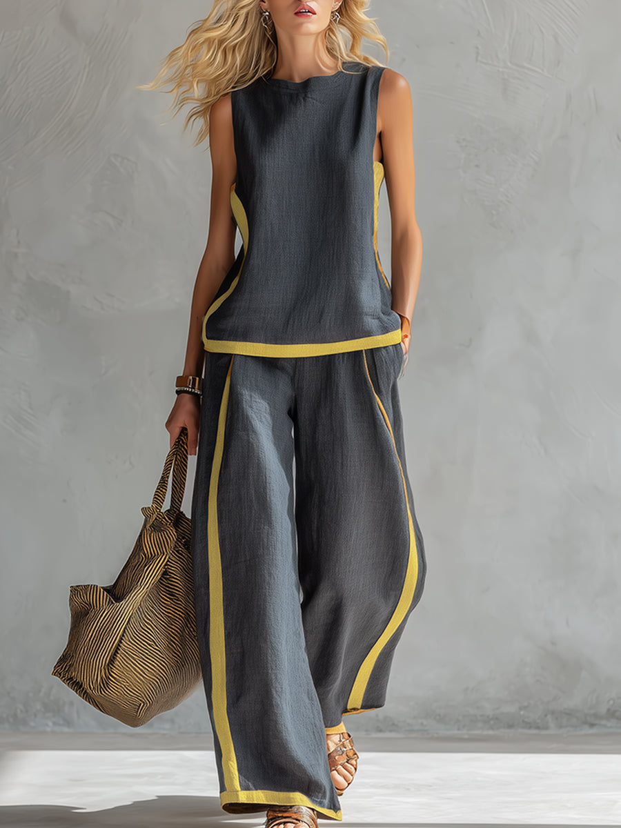 Leila™ – Elegant Linen Comfort Set