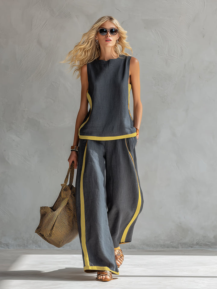 Leila™ – Elegant Linen Comfort Set