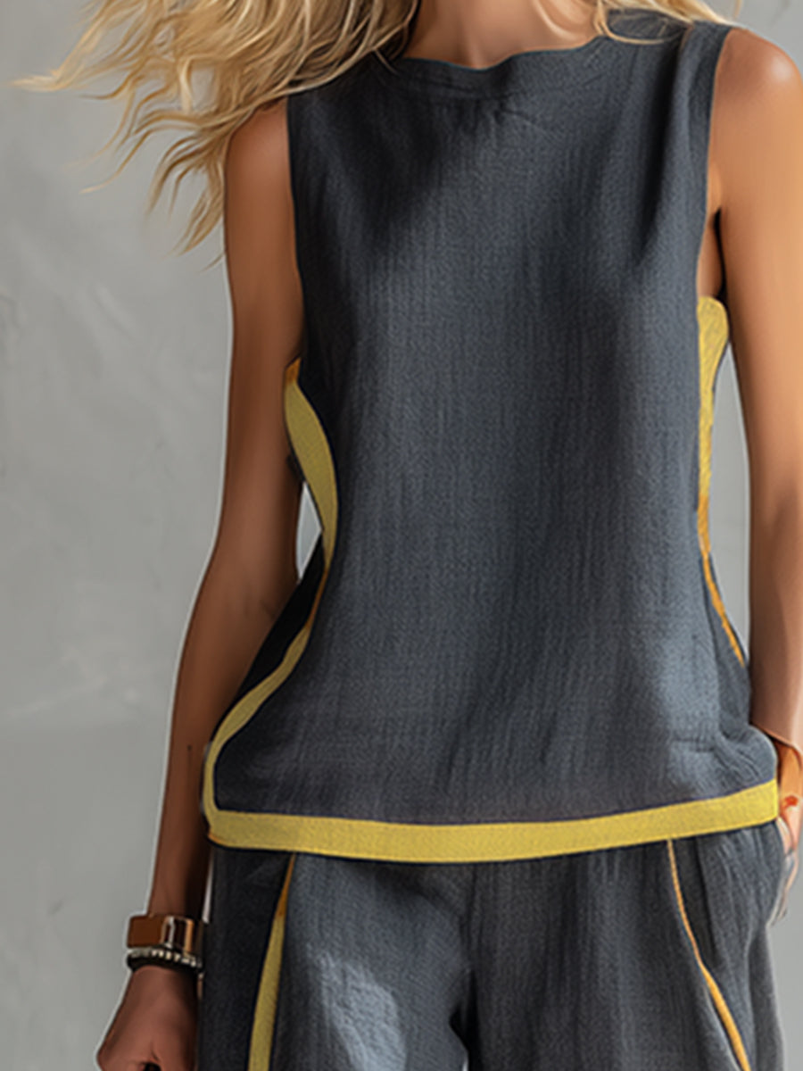 Leila™ – Elegant Linen Comfort Set