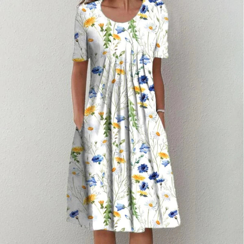 Sadie™ – Easy Floral Pocket Dress