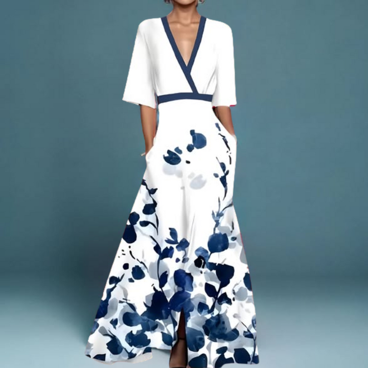 Michelle™ – Elegant Floral Statement Dress