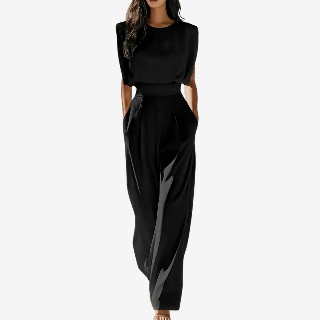 Ariia™ – Minimal Chic Sculpted Jumpsuit