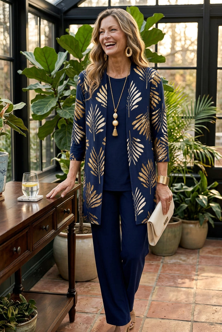 Claire™ – Elegant Botanical Three-Piece Set