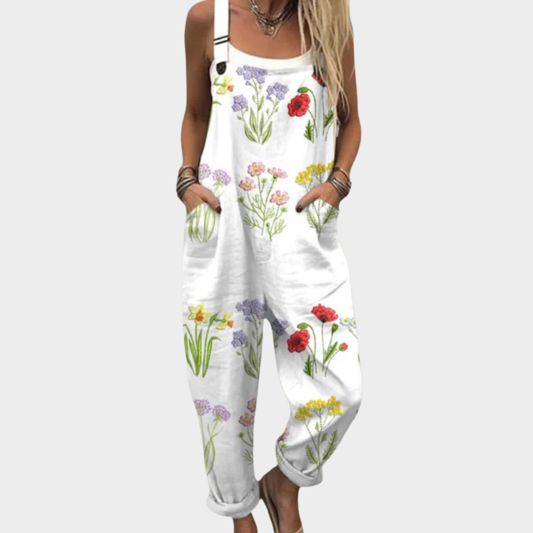 Cozy Printed Jumpsuit