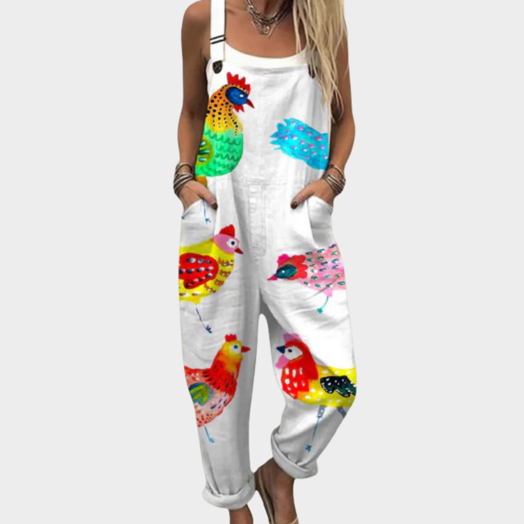 Cozy Printed Jumpsuit