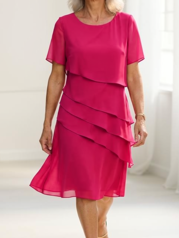 Juliette – Graceful Ruffled Dress with a Flowing Silhouette