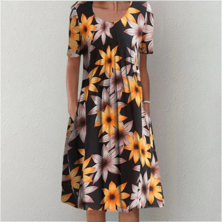 Sadie™ – Easy Floral Pocket Dress