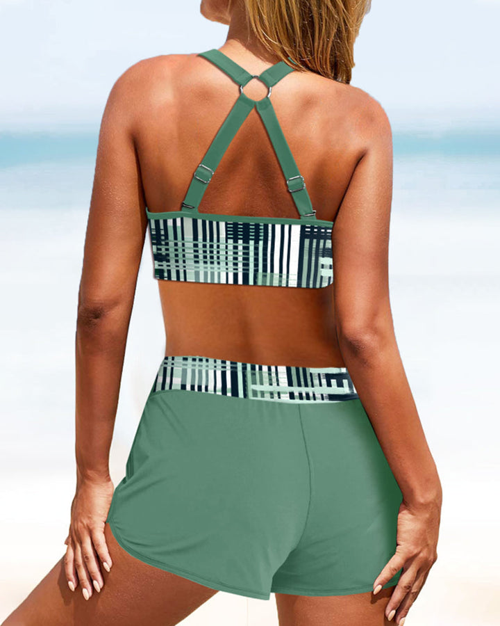 Nieves™ | Ribbed High-Waisted Bikini