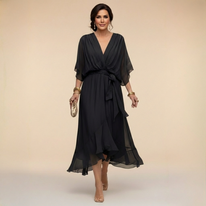 Marta™ – Elegant Flowing Chiffon Dress