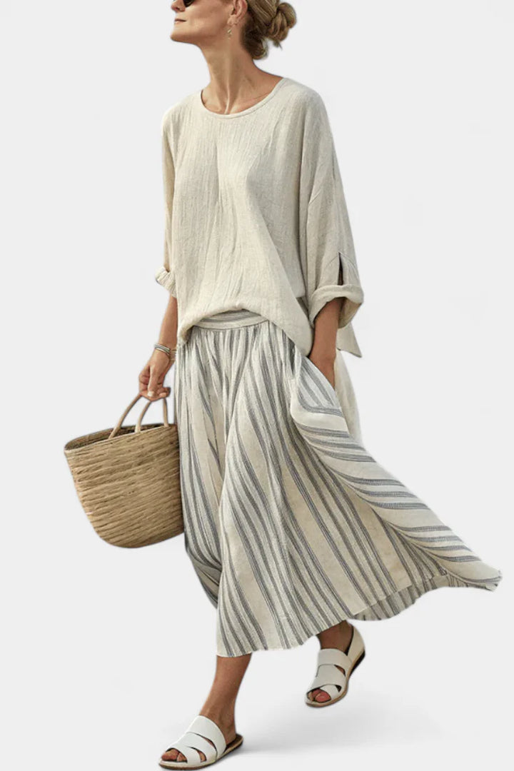 Livia™ – Elegant Linen Comfort Set