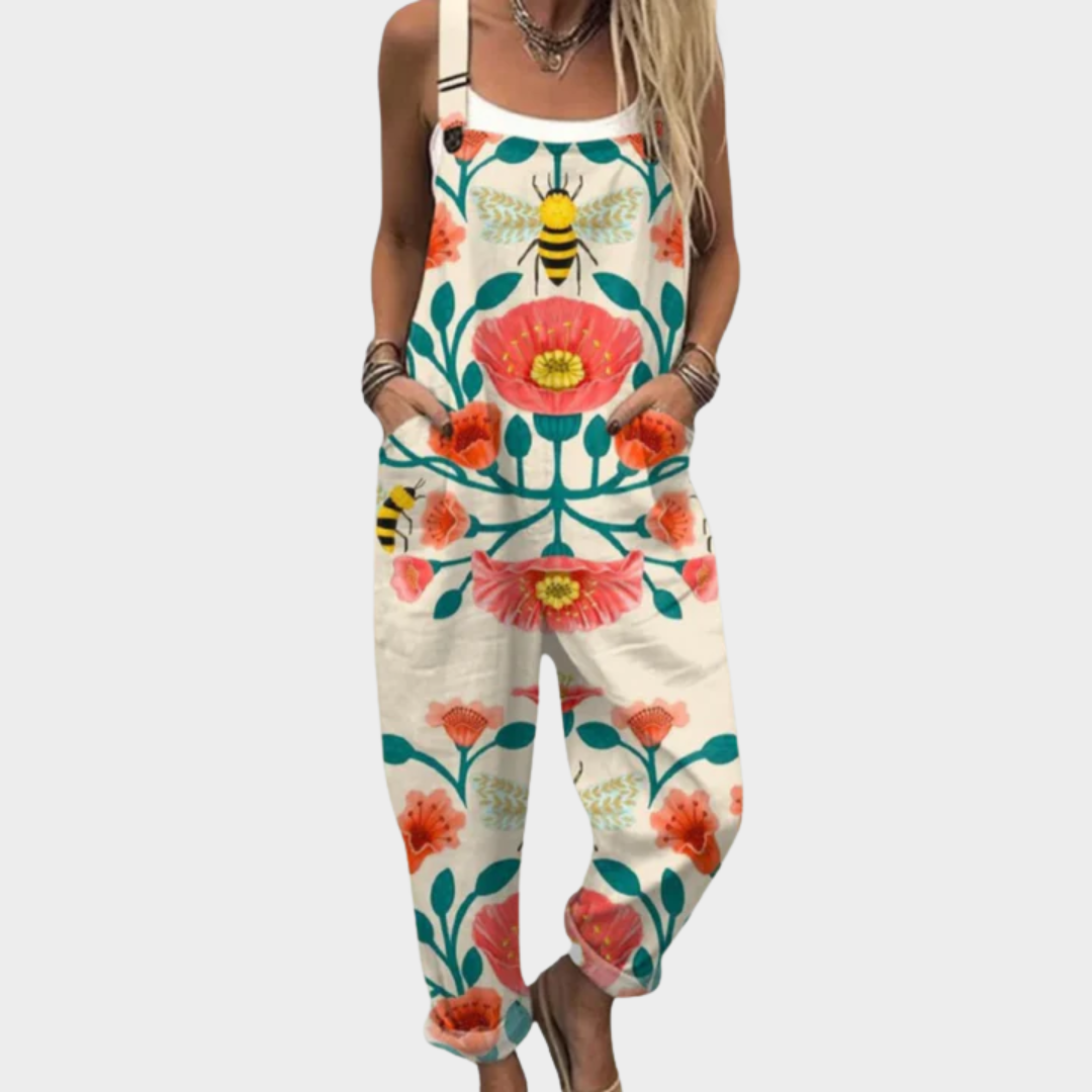 Cozy Graphic Jumpsuit