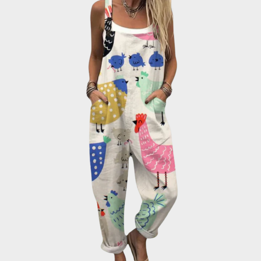 Cozy Printed Jumpsuit