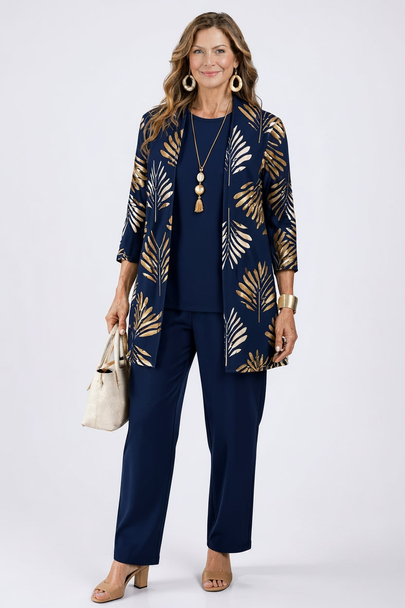 Claire™ – Elegant Botanical Three-Piece Set