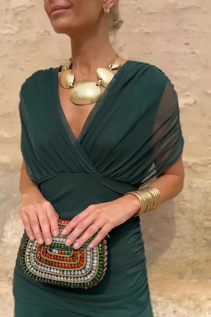 Louise™ – Elegant V-Neck Maxi Dress