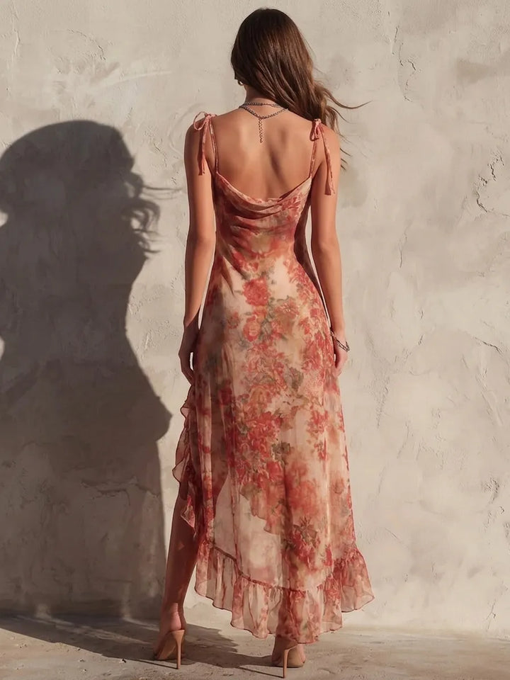 Camilla™ – Asymmetrical Floral Dress