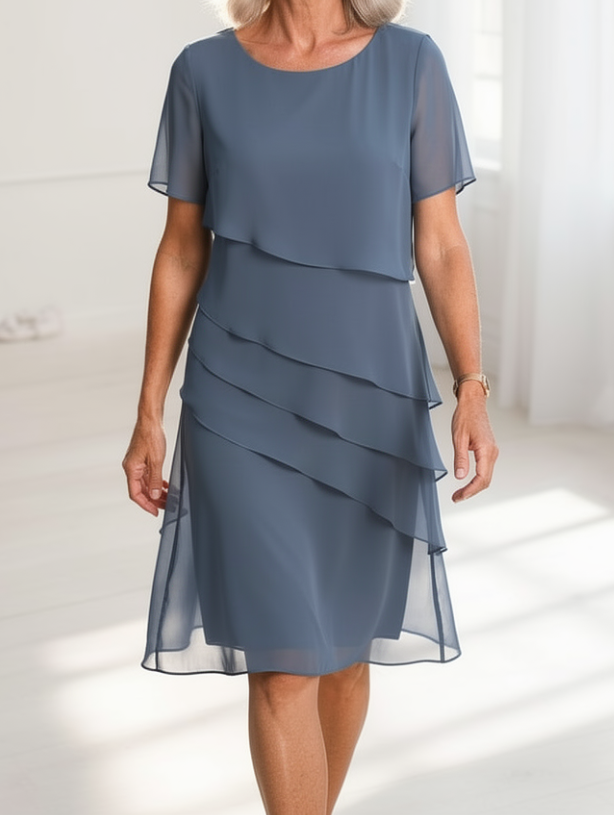 Juliette – Graceful Ruffled Dress with a Flowing Silhouette