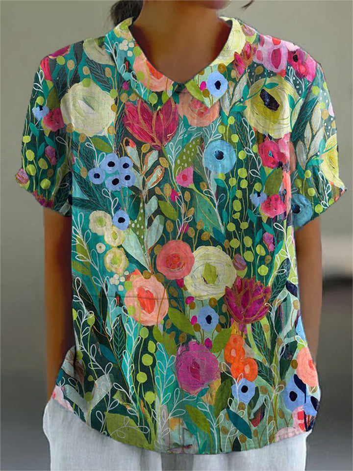 Daisy™ – Colorful Floral Shirt