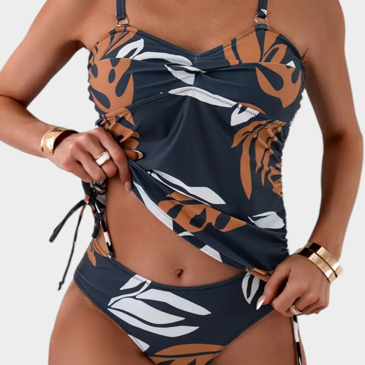 Carmen™ | Tropical Leaf Pattern Bikini