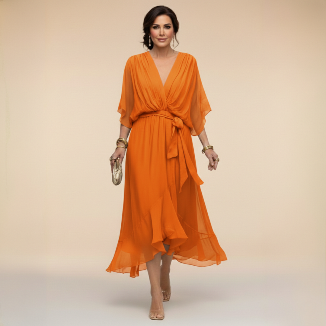 Marta™ – Elegant Flowing Chiffon Dress