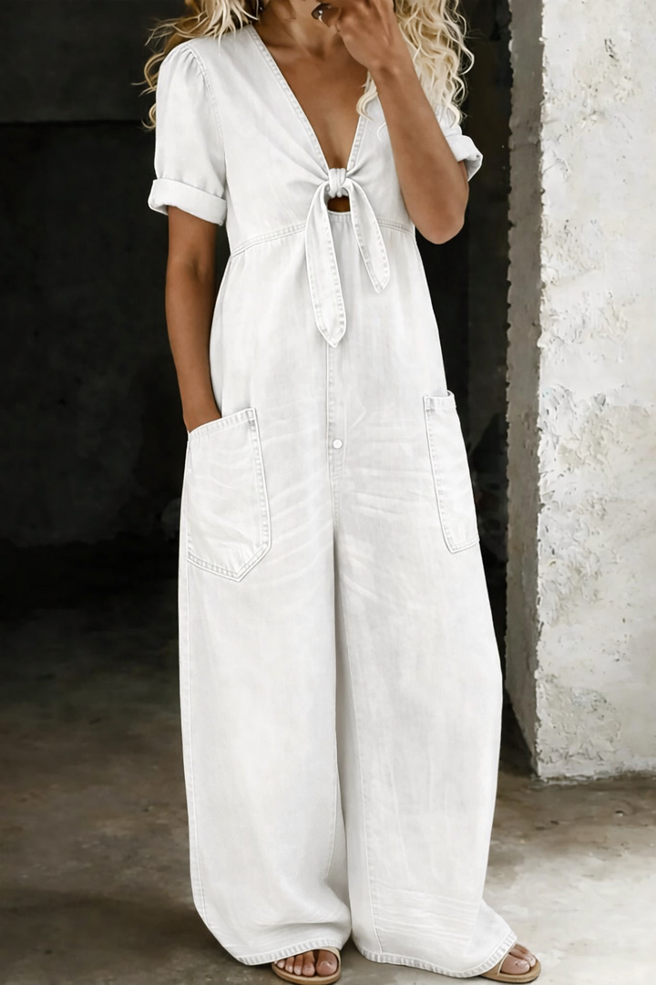 Maya™ – Relaxed Denim Jumpsuit