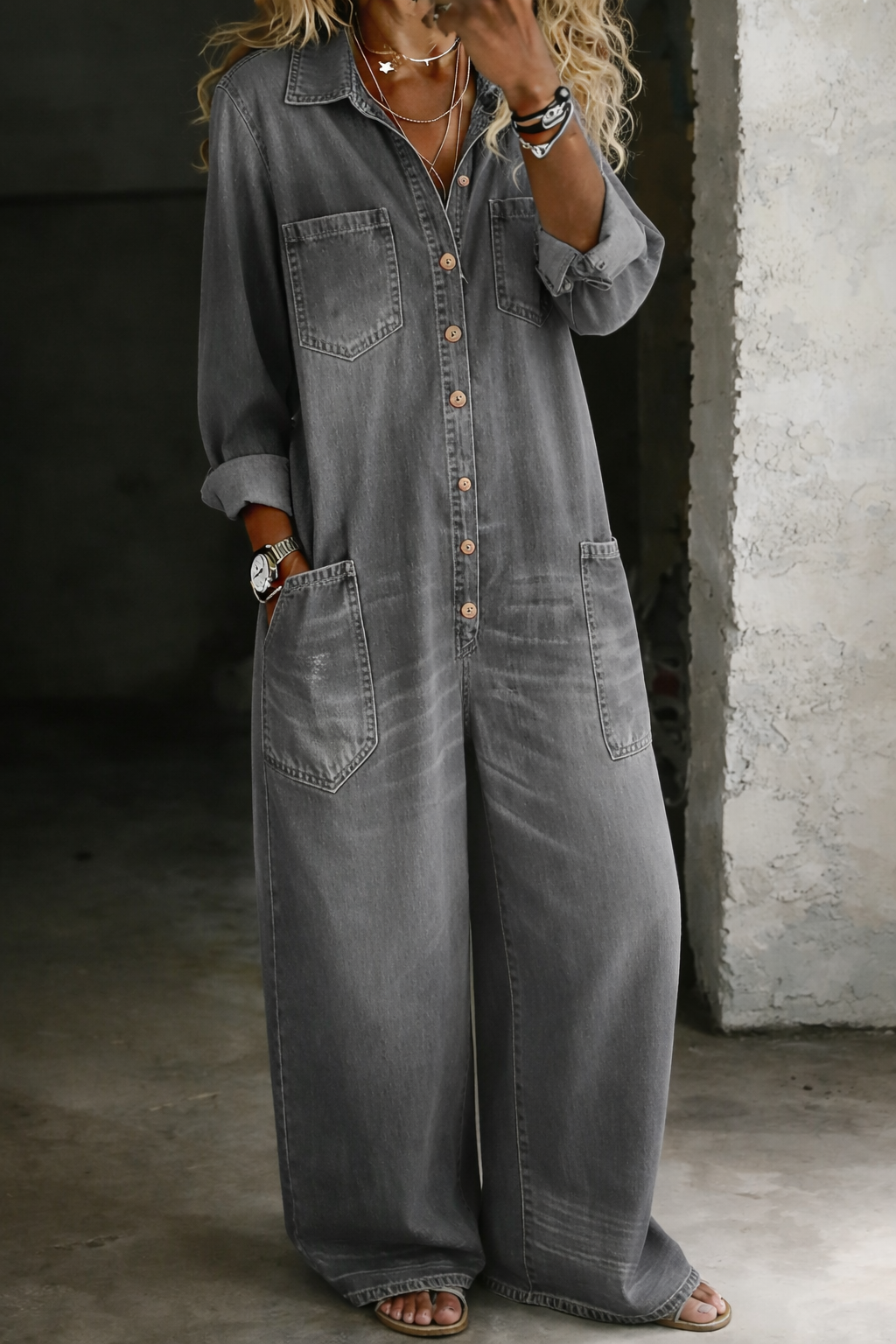 Lena™ | Relaxed Fit and Cozy Jumpsuit