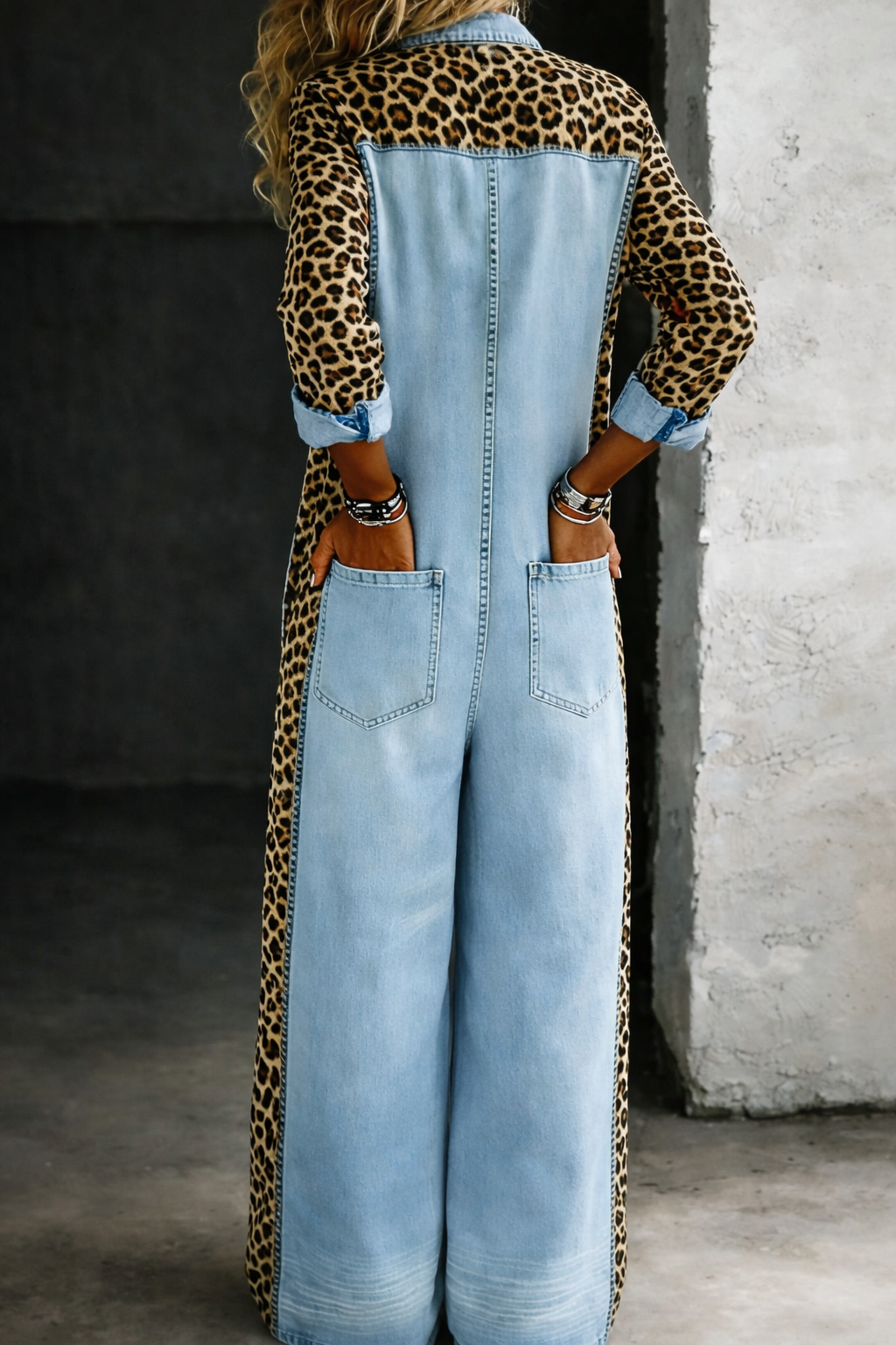 Amanda™ Denim Jumpsuit Shirt