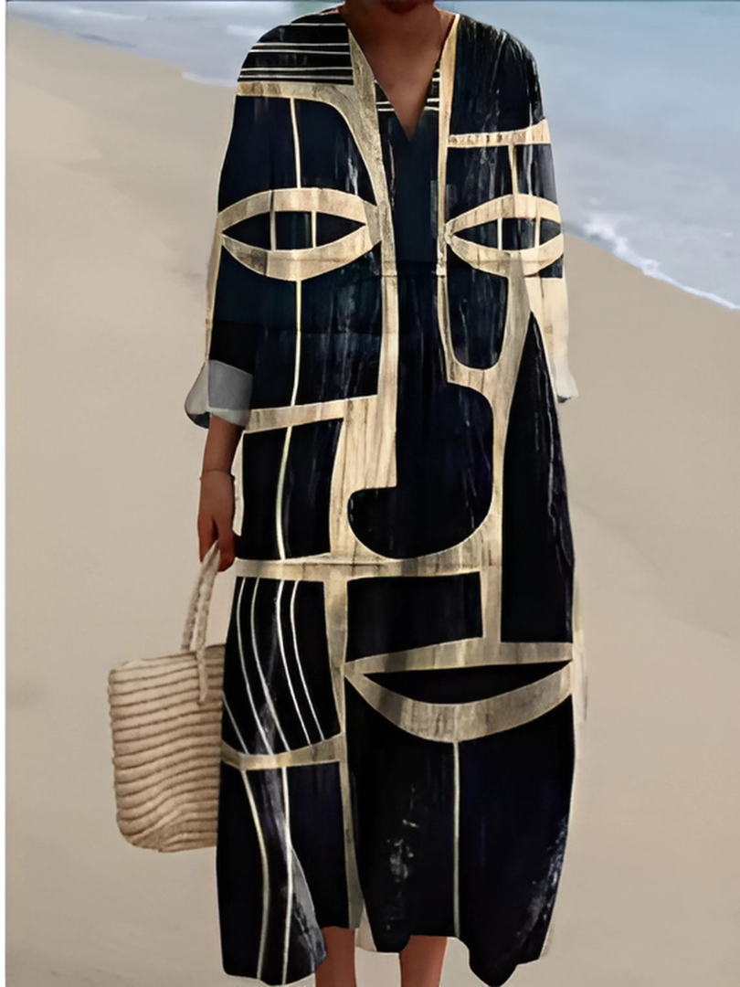 Luna | Prism Pattern Dress