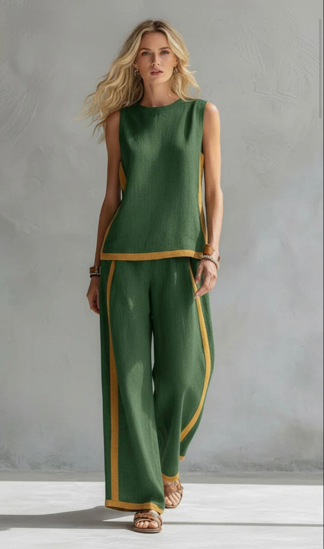 Leila™ – Elegant Linen Comfort Set