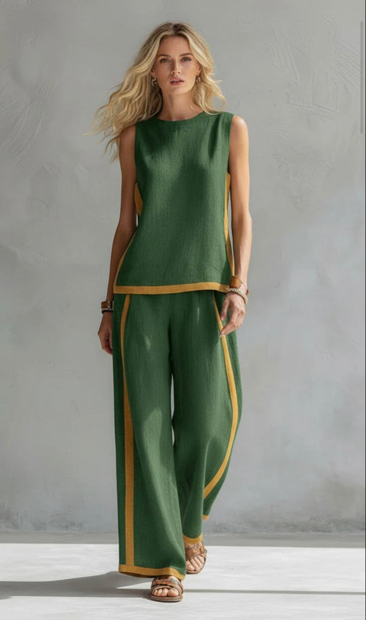 Leila™ – Elegant Linen Comfort Set