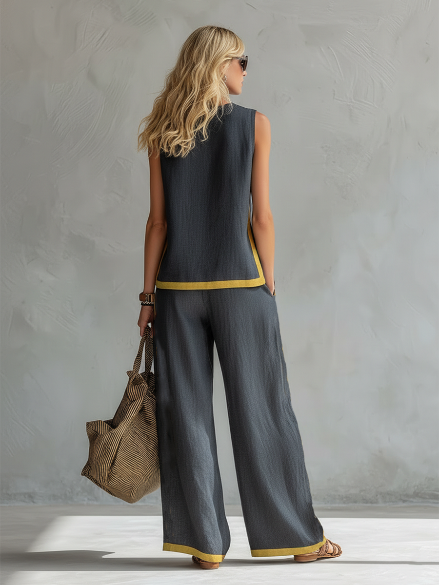Leila™ – Elegant Linen Comfort Set