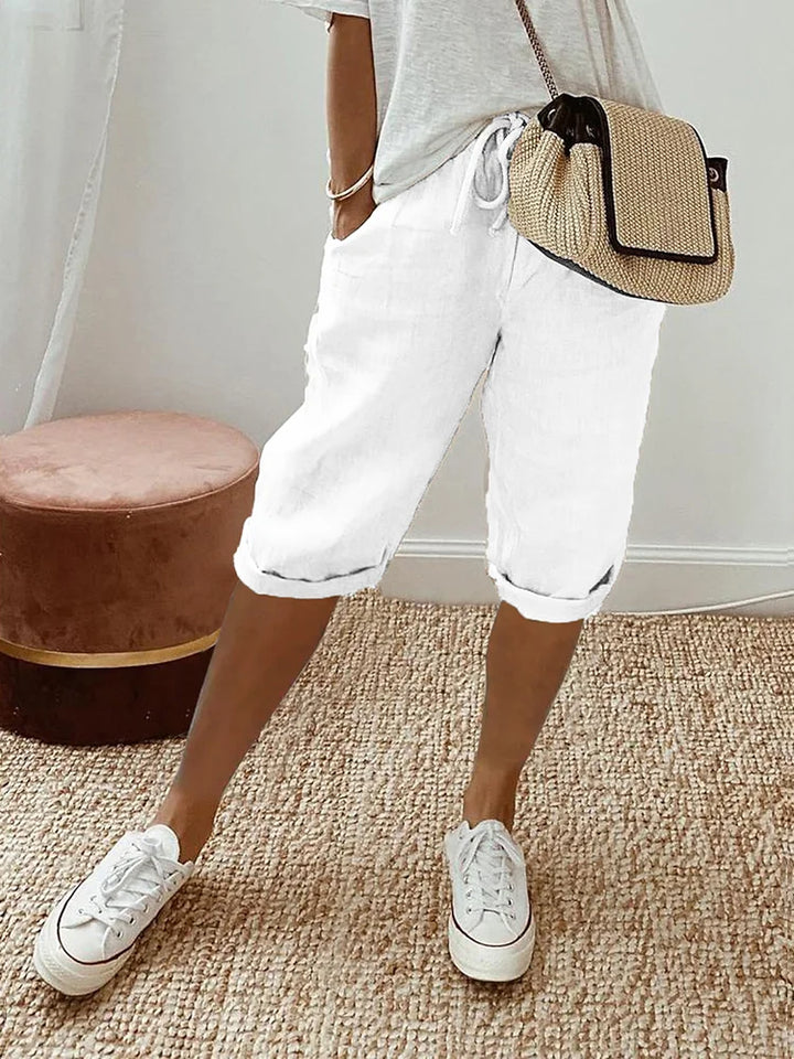 Emma™ – Relaxed Cotton Bermuda Shorts