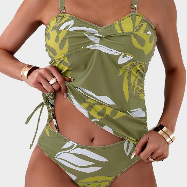 Carmen™ | Tropical Leaf Pattern Bikini