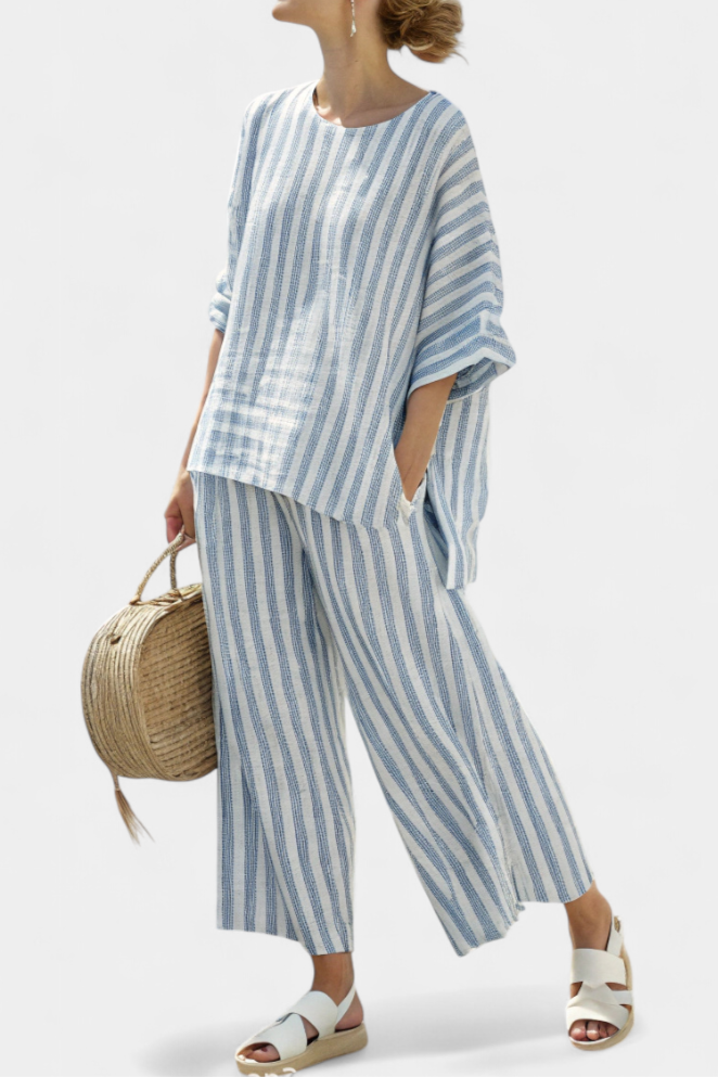 Livia™ – Elegant Linen Comfort Set