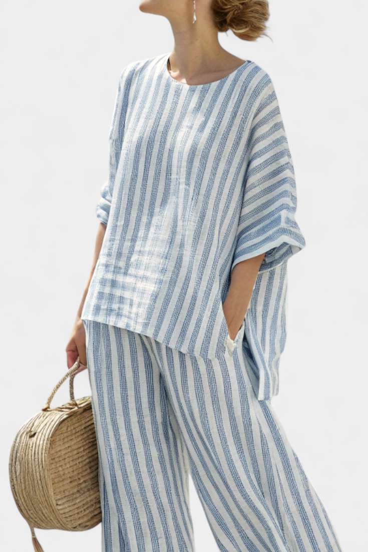 Livia™ – Elegant Linen Comfort Set
