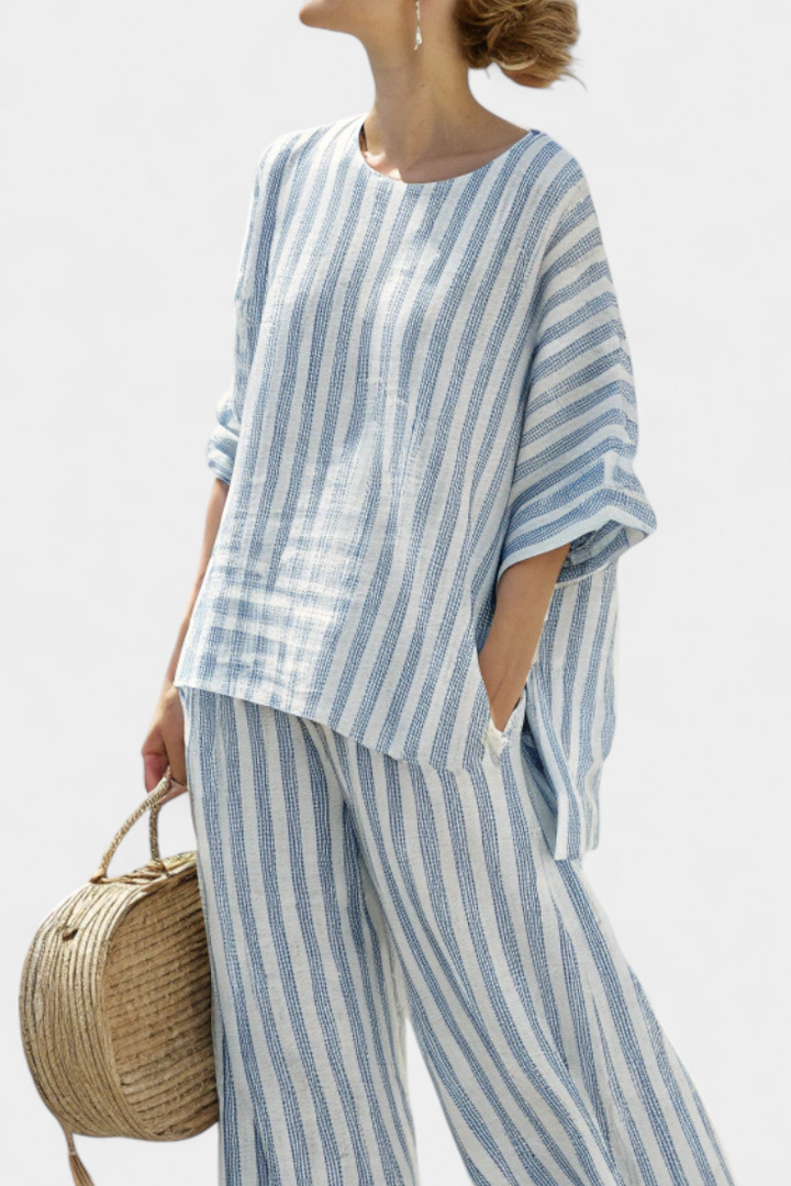 Livia™ – Elegant Linen Comfort Set